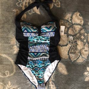 Tribal print women’s bathing suit